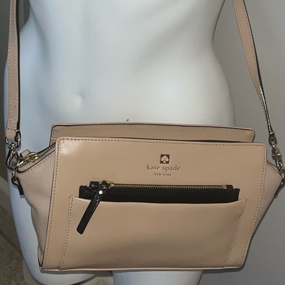 NWOT ♠️Kate Spade ♠️ tan leather crossbody/shoulder bag - Picture 11 of 14